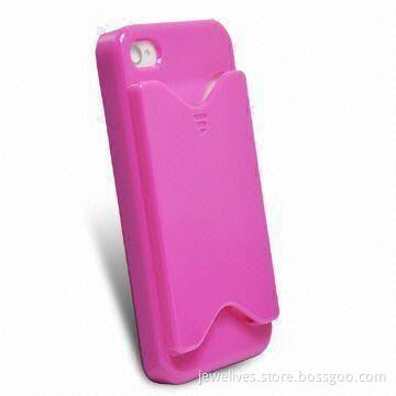 Case for Apple's iPhone 4G, This Case Provides Low-profile Case for Both Your Device and Credit Card